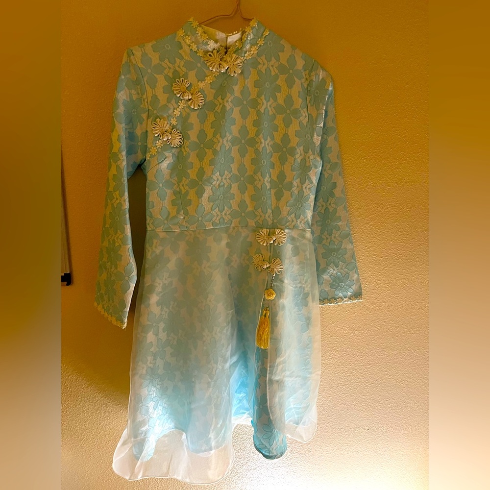 Blue Flowers  Dress Size: S